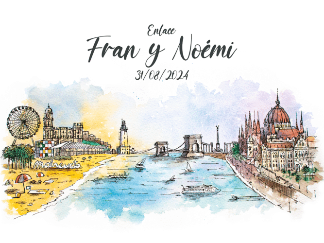 Invitación boda Enlace Fran y Noémi