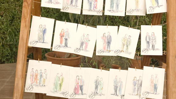 Ilustración para bodas